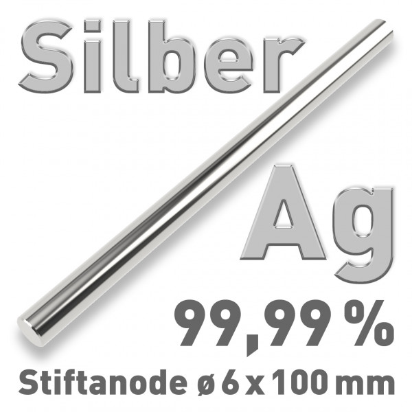 Silber-Elektrode 6 mm