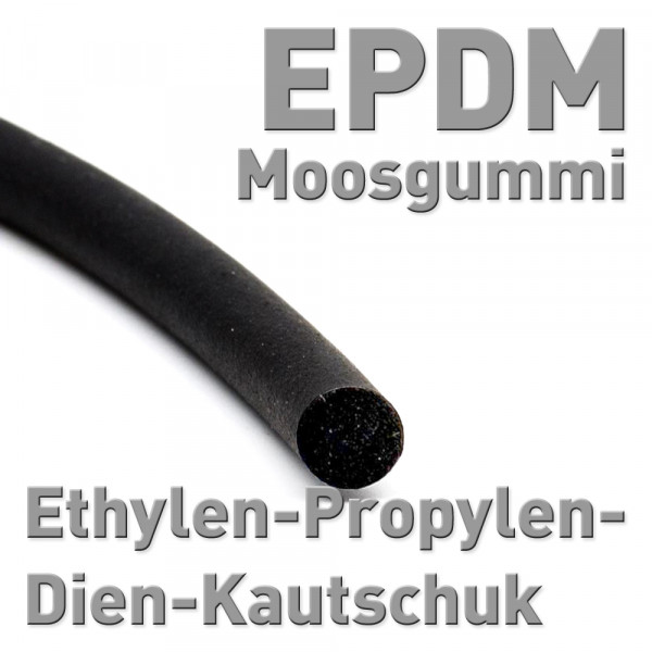 Ethylen-Propylen-Dien-Kautschuk (EPDM), Rundstab 8 x 100 mm