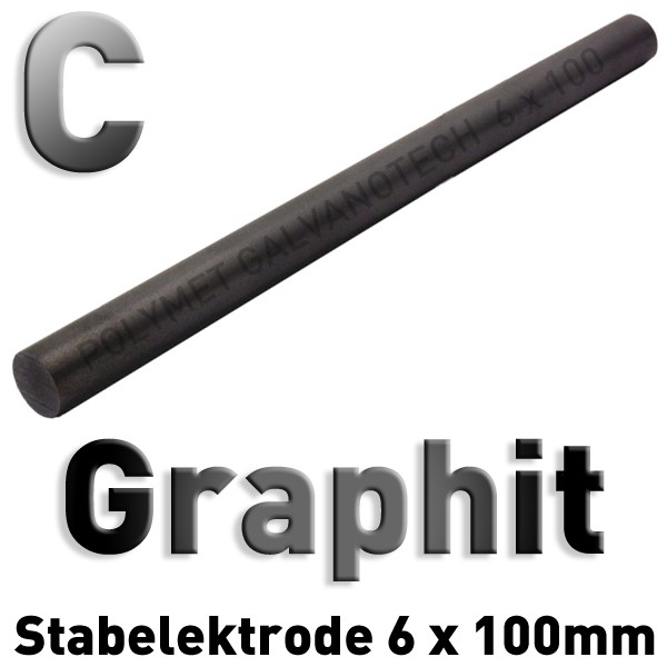 Graphit-Elektrode Ø 6 mm x
