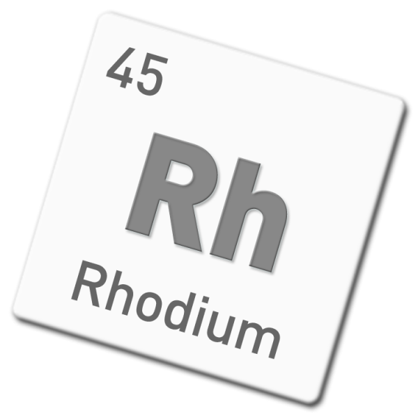 Rhodium-Elektrode Ø 1 mm x 82 mm, Rh 99,95