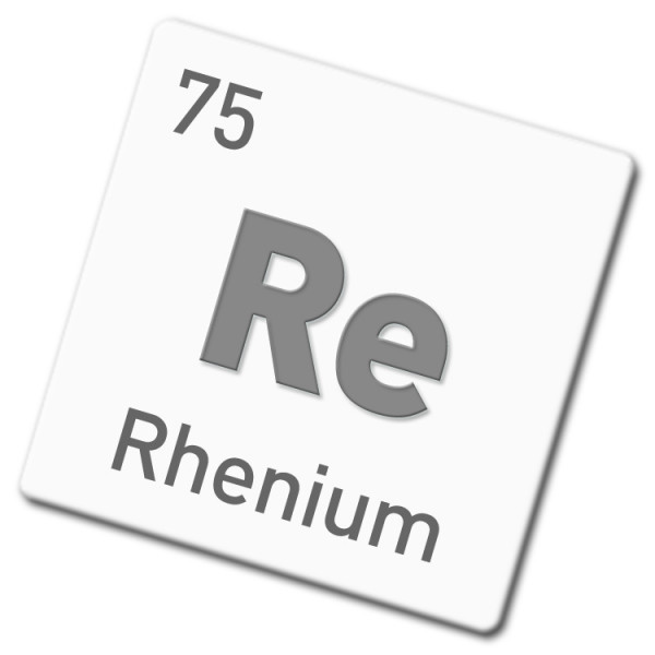 Rhenium-Elektrode Ø 1 mm x 82 mm, Re 99,99