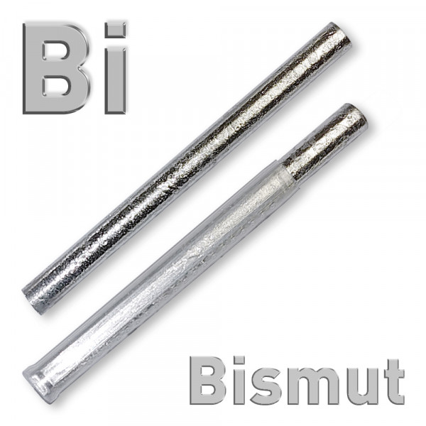 Bismut-Elektrode Ø 8 mm x 100 mm, Bi 99,99