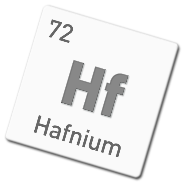 Hafnium-Elektroden Ø 1,5 x 82 mm, Hf 99,2 (1 Paar)