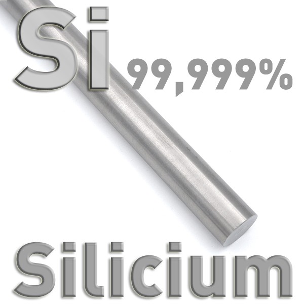 Silicium-Elektroden Ø 3 x 82 mm, Si 99,999 (1 Paar)
