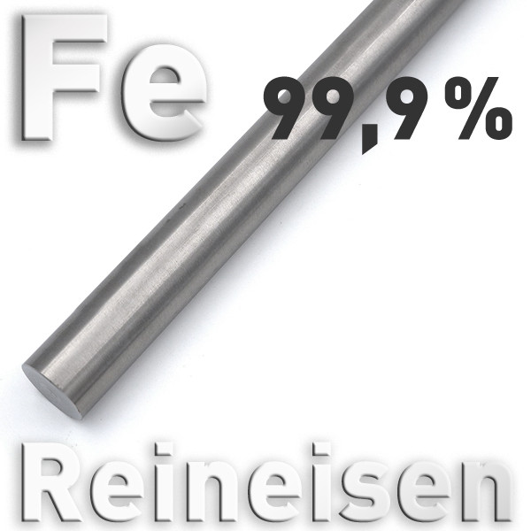 Eisen-Elektrode Ø 8 mm x 100 mm, Fe 99,9