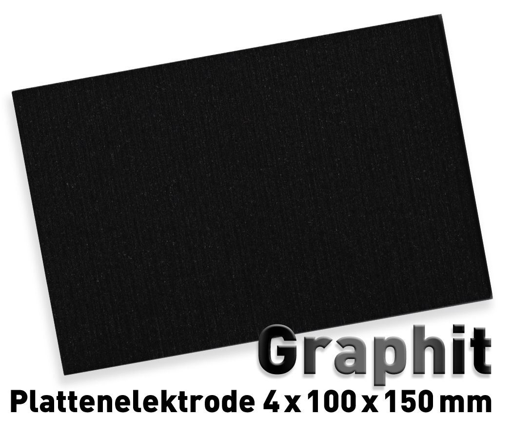 5-Stück Graphitplatte Elektrode Rechteck Blatt Satz Versorgungsmaterialien 