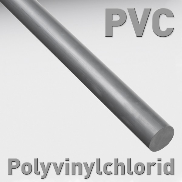 Polyvinylchlorid (PVC), Rundstab 8 x 100 mm