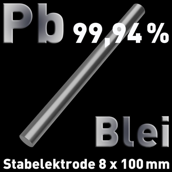 Blei-Elektrode Ø 8 mm