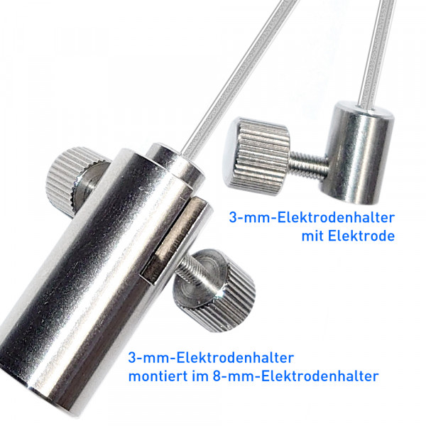 Elektrodenhalter 3 mm (1 Paar), Adapter